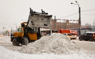За сутки с петербургских улиц собрали и вывезли 28,3 тысяч кубометров снега