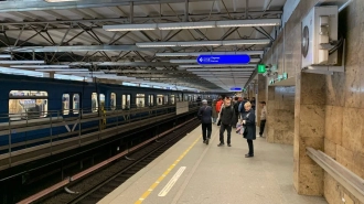 Станцию метрополитена "Купчино" закрывали для пассажиров