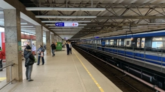 В Петербурге поезда следуют с увеличенным интервалом на Московско-Петроградской линии метро
