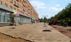В Подпорожье полным ходом идет благоустройство пешеходной зоны на проспекте Ленина