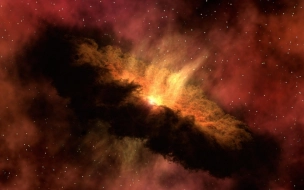 Ученые обнаружили древнейший "галактический ветер"