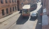 Трамвайный вагон сошёл с рельсов в Свечном переулке