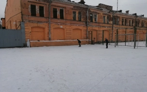 Жители Центрального района обустроили каток в Овсянниковском саду