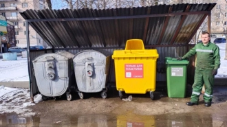 Контейнеры для раздельного сбора мусора установили в Киришах