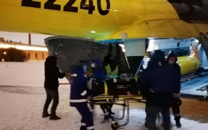 Девочку, пострадавшую в ДТП на трассе М-11, вертолетом доставили в Петербург