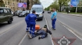 На Васильевском острове три мотоциклиста пострадали ...
