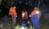Спасатели успешно эвакуировали трех человек с острова озера Вуокса