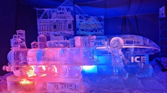 Почти 260 тысяч человек посетили фестиваль ледовых скульптур "КроншЛёд" в Петропавловской крепости