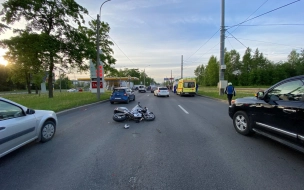 На улице Руставели байкер попал в серьезное ДТП