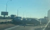 Сразу 2 ДТП спровоцировали 12-километровую пробку на Мурманском шоссе 