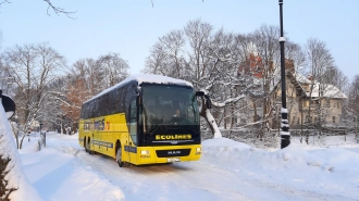 Схему проезда автобусов по маршруту Петербург — Таллин изменят с 1 февраля