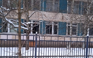 В школе на Хасанской загорелся актовый зал