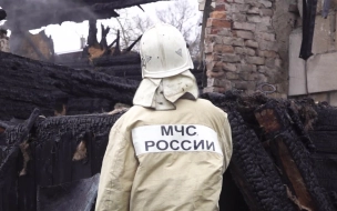 В заброшенном доме в Зеленогорске во время пожара погибли два человека