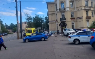 На Тихорецком проспекте водитель Hyundai сбил велосипедистку