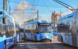 На Наличной улице закрыли движение двух троллейбусов