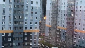 Из горящего дома в Новогорелово эвакуировали более 40 человек