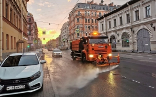 За неделю с петербургских улиц вывезли 1,1 тыс. кубометров мусора