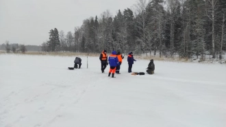 В Кировске девушка провалилась под лед