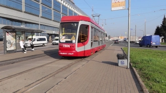 В Петербурге завершен ремонт трамвайных путей на Садовой улице