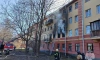 В Пушкине тушат крупный пожар в доме на Павловском шоссе 