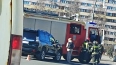 Автоледи влетела в пожарную машину на перекрёстке ...