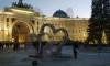 Вандалы повредили сердце с надписью "Мариуполь" на Дворцовой площади