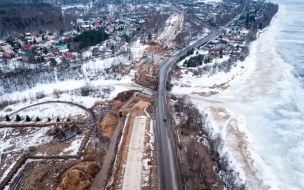 Строители в Ленобласти приступили к установке опор нового моста через Мойку