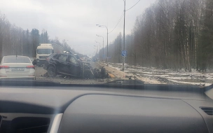 В районе деревни Старое Поддубье в аварии погиб водитель BMW 