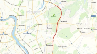 На КАД между развязками с Шафировским проспектом и Мурманским шоссе перекроют две полосы движения