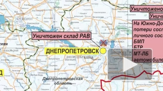 Минобороны: под Днепропетровском уничтожили крупный склад со снарядами HIMARS