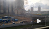 В Красноярске горела крыша здания