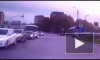 Появилось видео ДТП на пешеходном с участием школьников