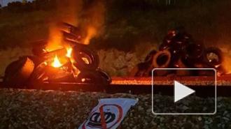 В Каталонии устроили акцию протеста в день визита короля Испании