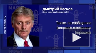 Песков назвал концентрацию сил на границе Финляндии избыточной мерой