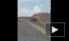 Видео: на трассе в Хабаровске перевернулся бензовоз, водитель погиб