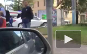 Четверо детей пострадали в аварии на проспекте Энгельса 