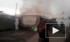 Появилось видео пожара на ярмарке в Москве на Матвеевской улице