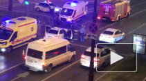 На Московском тонированная "Приора" довела до госпитализации двоих петербуржцев