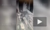 Появилось видео пожара в рыбном магазине в деревне Систо-Палкино