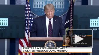 Twitter временно заблокировал аккаунт кампании Трампа