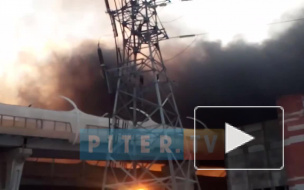 В Кировском районе горела заброшенная стройка