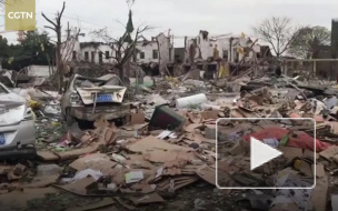 В Китае из-за мощного взрыва пострадало более 30 человек