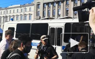На протестной акции у Гостиного двора задержали троих