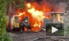 Во время пожара на Фучика частично выгорели 53 гаража