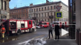 Утром тушили пожар в Доме Ленинградской торговли