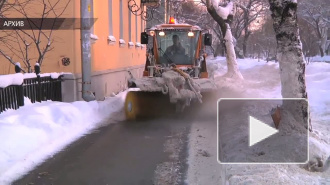 В Кронштадте обстреляна снегоуборочная машина