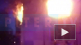 Видео: на Бухарестской горит квартира