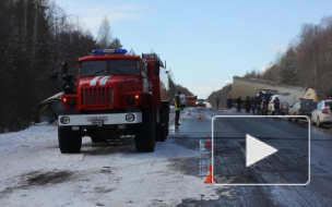 Страшное ДТП в Коми с автобусом: шестеро погибли, пятеро ранены. Видео и фото аварии и списки погибших публикует МЧС