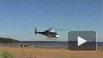 Стали известны подробности падения вертолета в Финский залив в Петербурге
