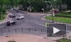 На видео попало ДТП с "перевертышем" в Петродворцовом районе